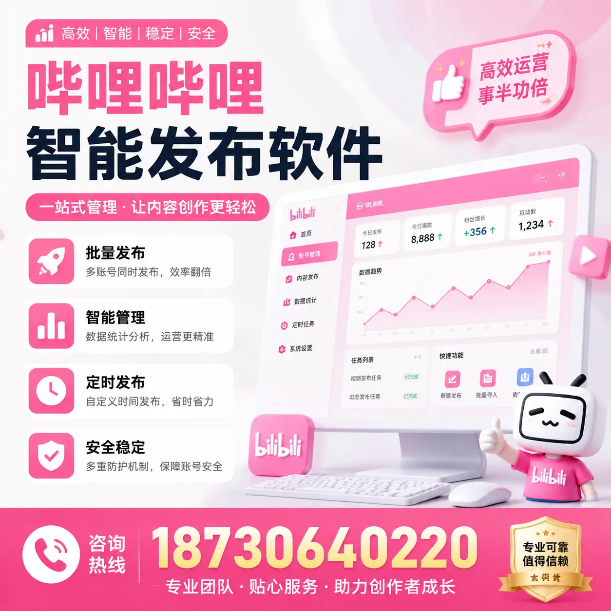 如何评估哔哩哔哩智能发布软件的ROI？怒江 企业必读