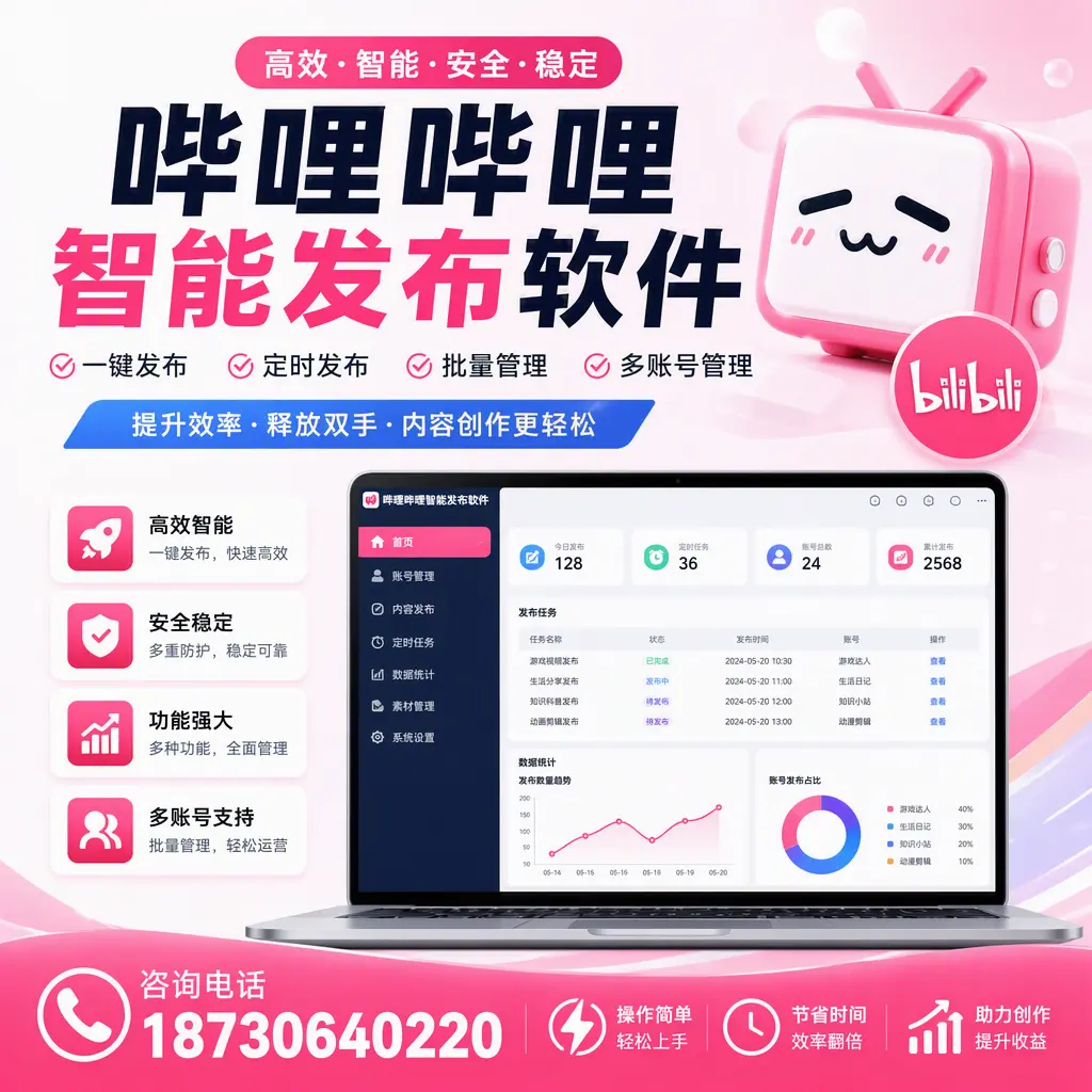 提升内容质量的秘诀:哔哩哔哩智能发布软件在 怒江 的应用